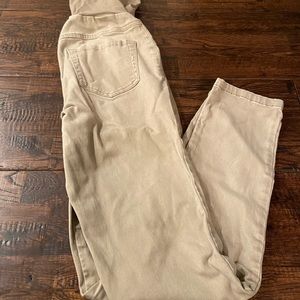 Motherhood Maternity sueded khaki pants
